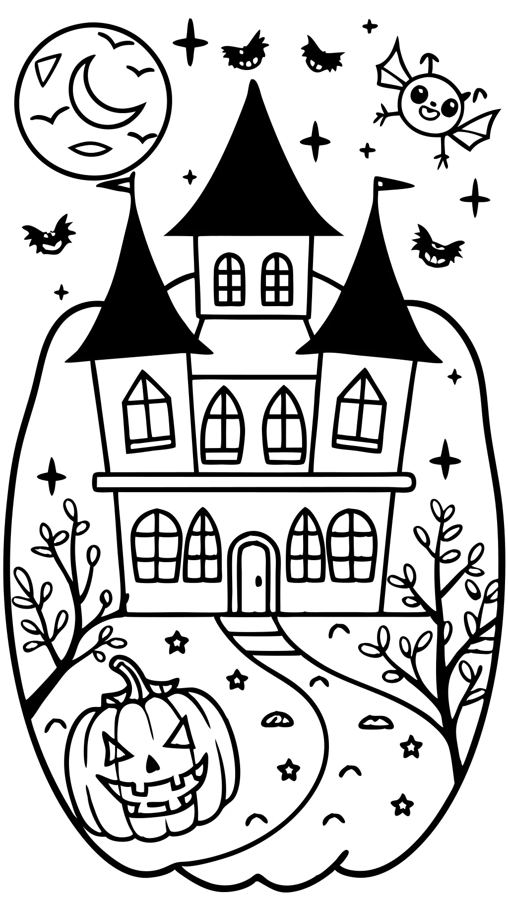 adult coloring pages halloween